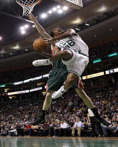Boston Celtics power forward Sean Williams