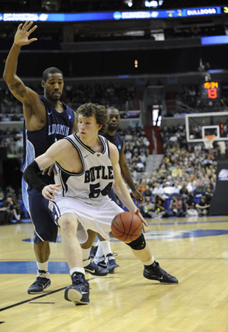 Forward Matt Howard of the Butler Bulldogs