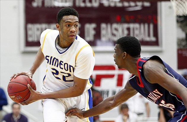 Chicago Simeon Wolverines forward Jabari Parker