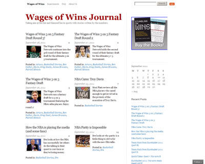 Wages of Wins